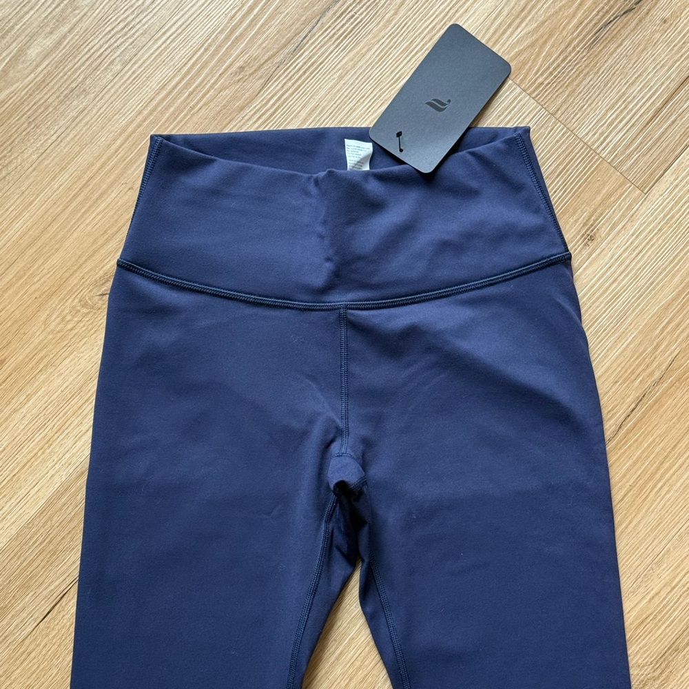 Fabletics Navy Flared High-Waist Leggings- Small - Picture 2 of 5